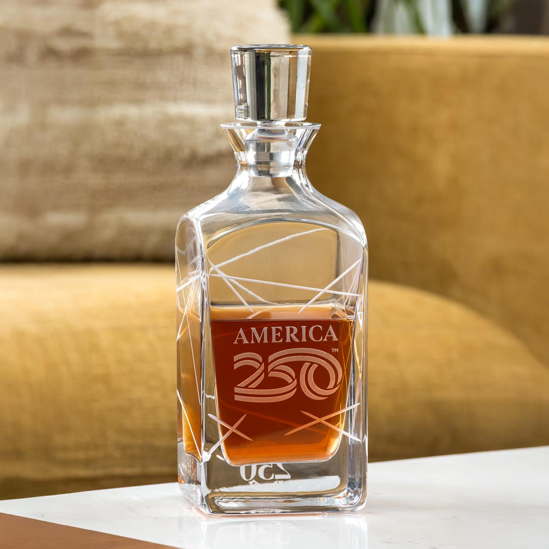America 250 Longitude Whiskey Decanter by Rolf Glass
