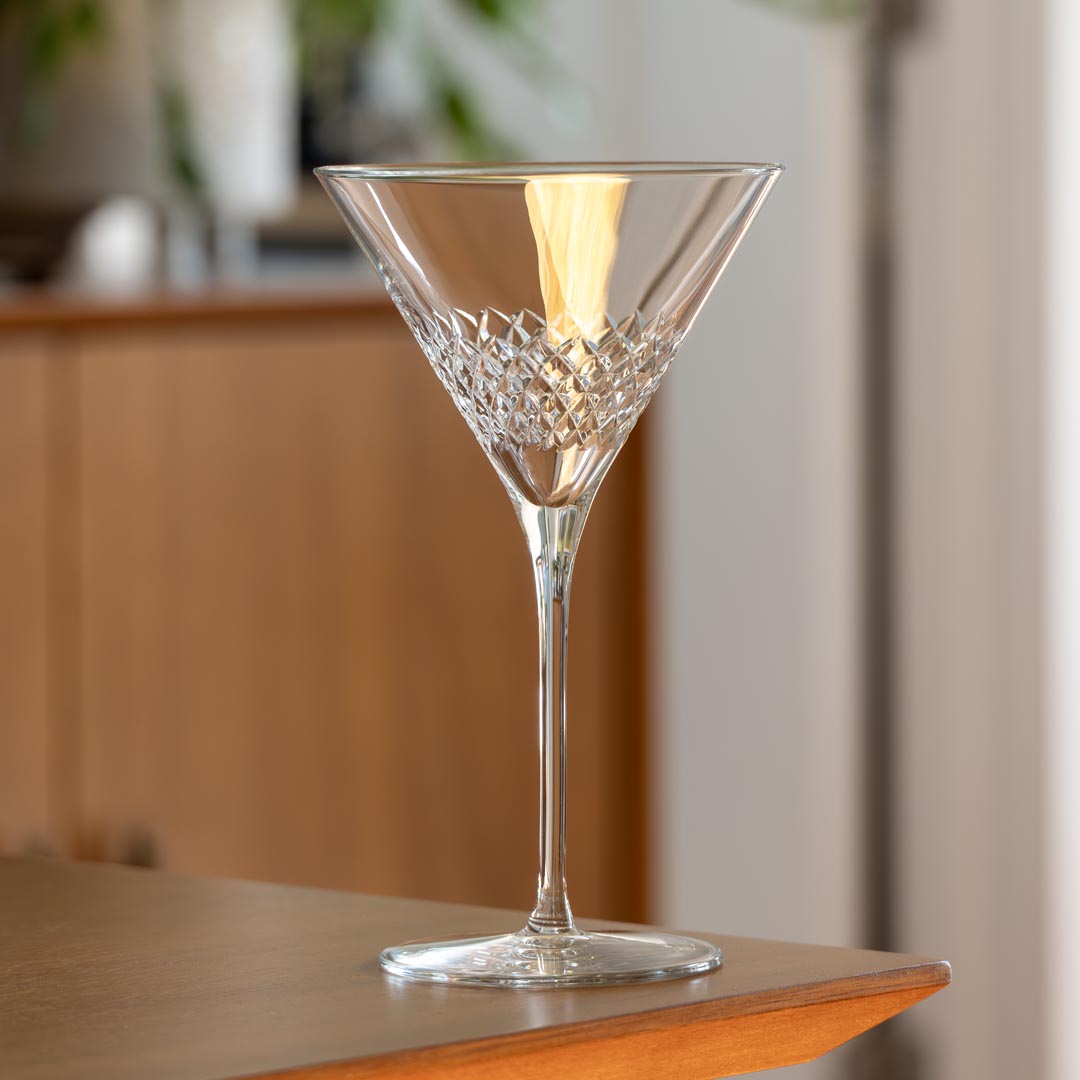 Diamond 10oz Martini Cocktail Glass by Rolf Glass