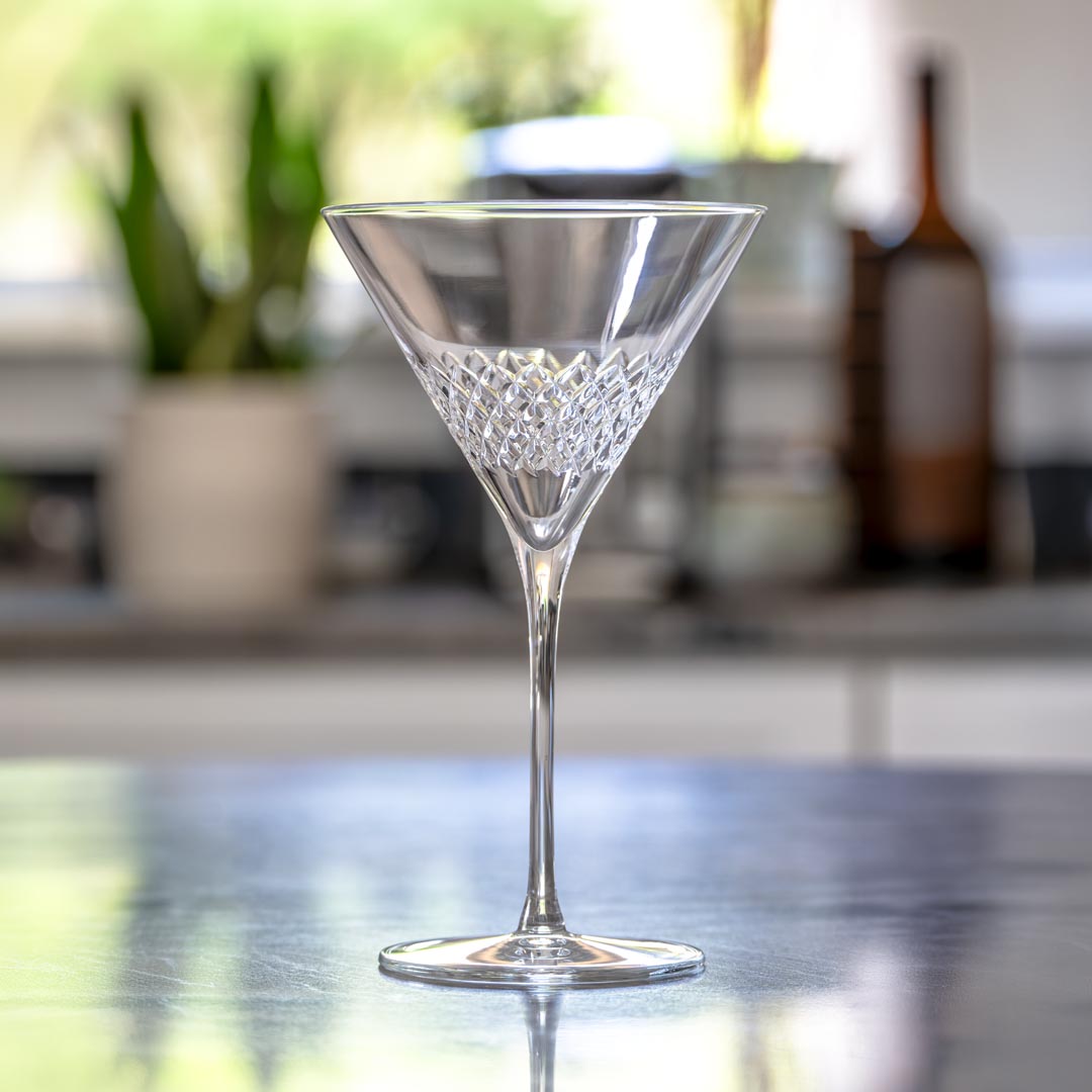 Diamond 10oz Martini Cocktail Glass by Rolf Glass