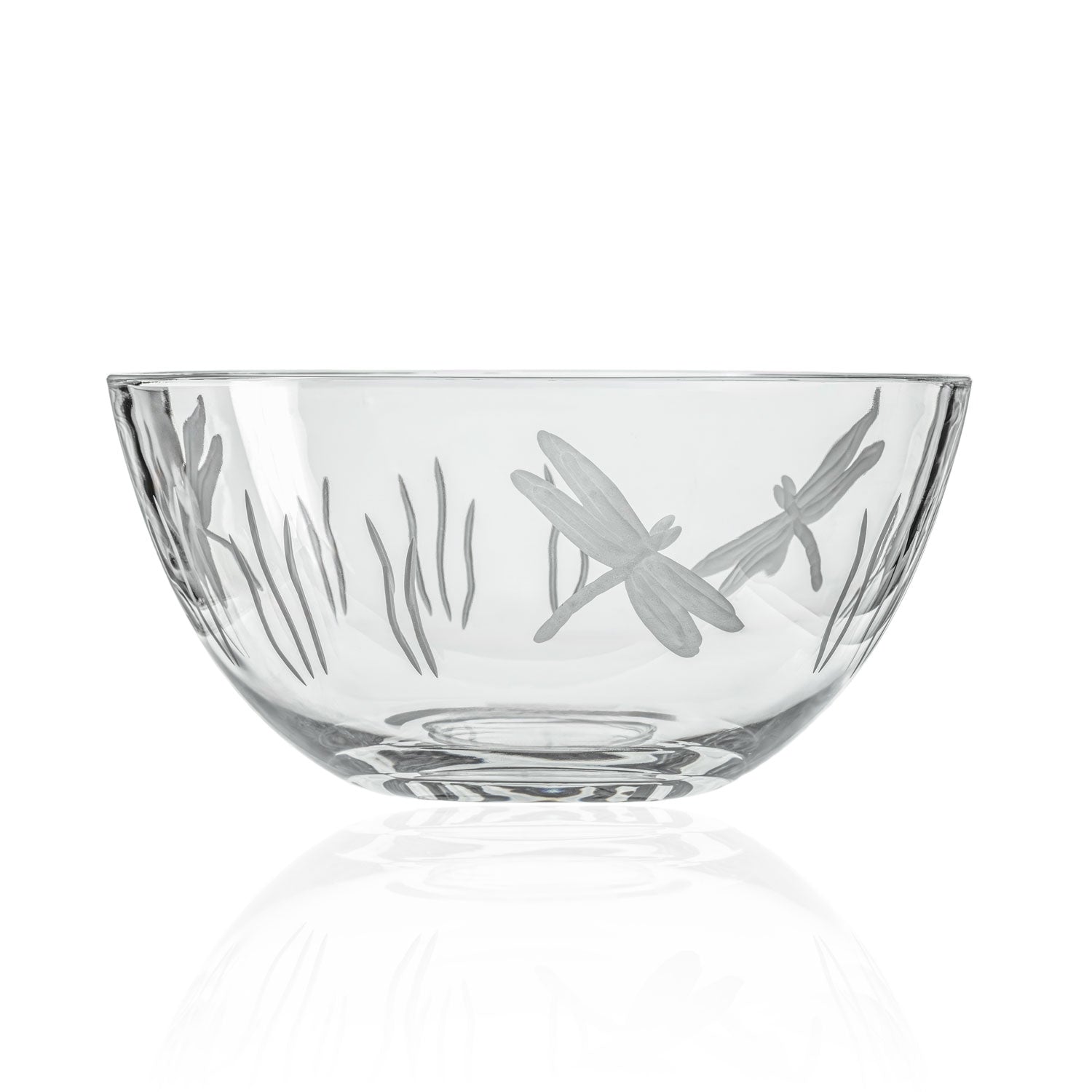 Rolf Glass Dragonfly Large Glass Bowl