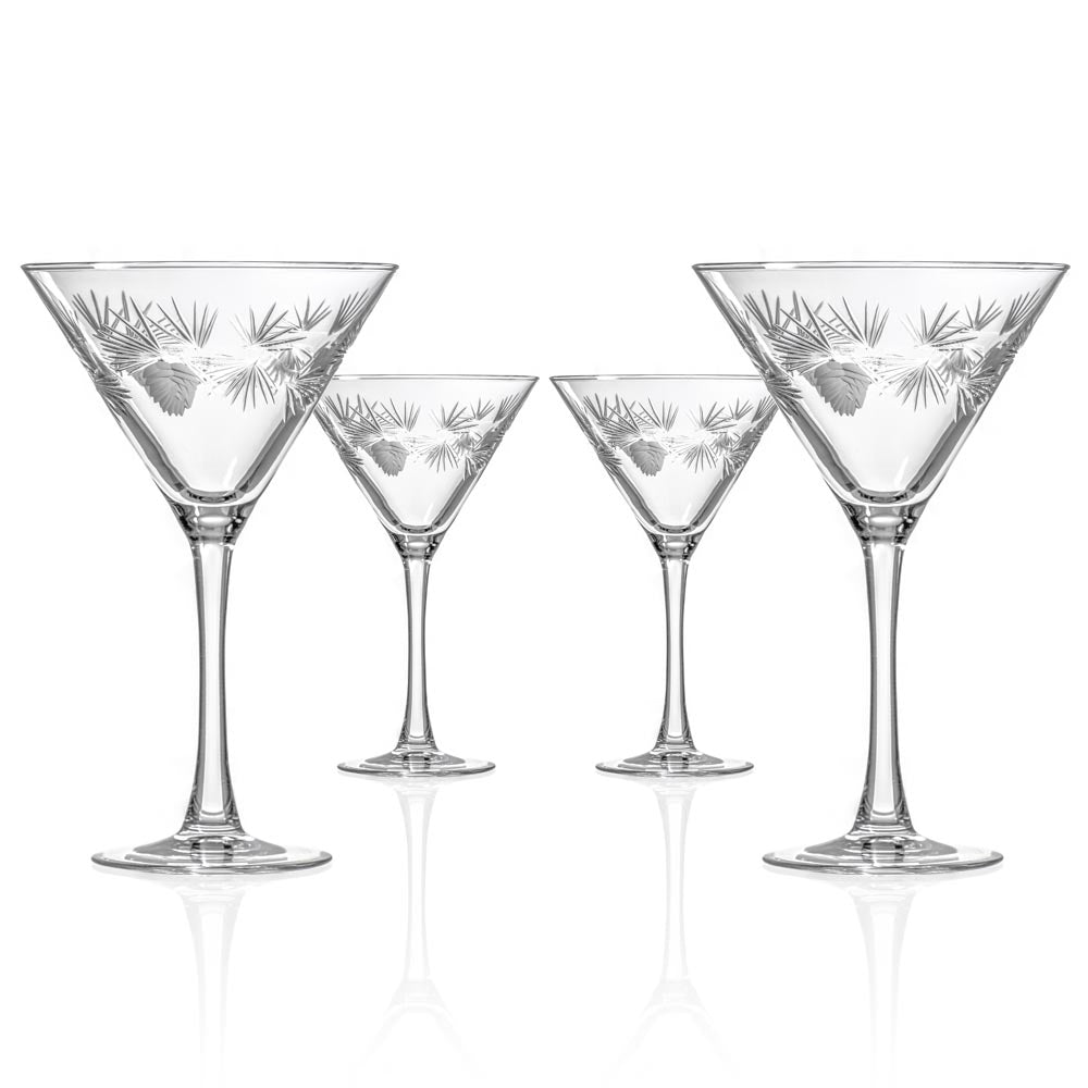 Rolf Glass Skull & Bones Martini Glasses - Single Glass