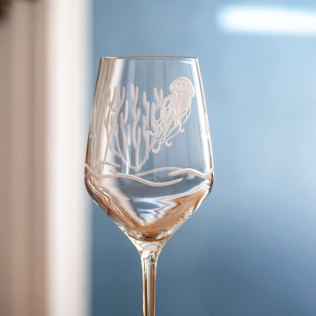 Jellyfish 19.5oz All Purpose Wine Glass by Rolf Glass