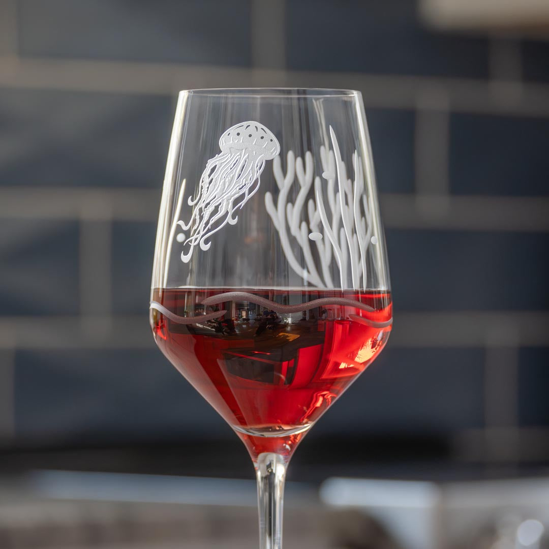 Jellyfish 19.5oz All Purpose Wine Glass by Rolf Glass