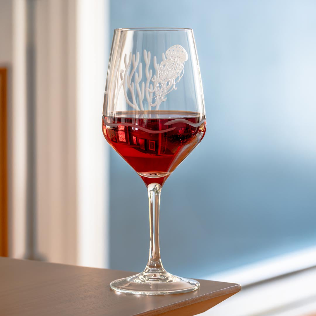 Jellyfish 19.5oz All Purpose Wine Glass by Rolf Glass