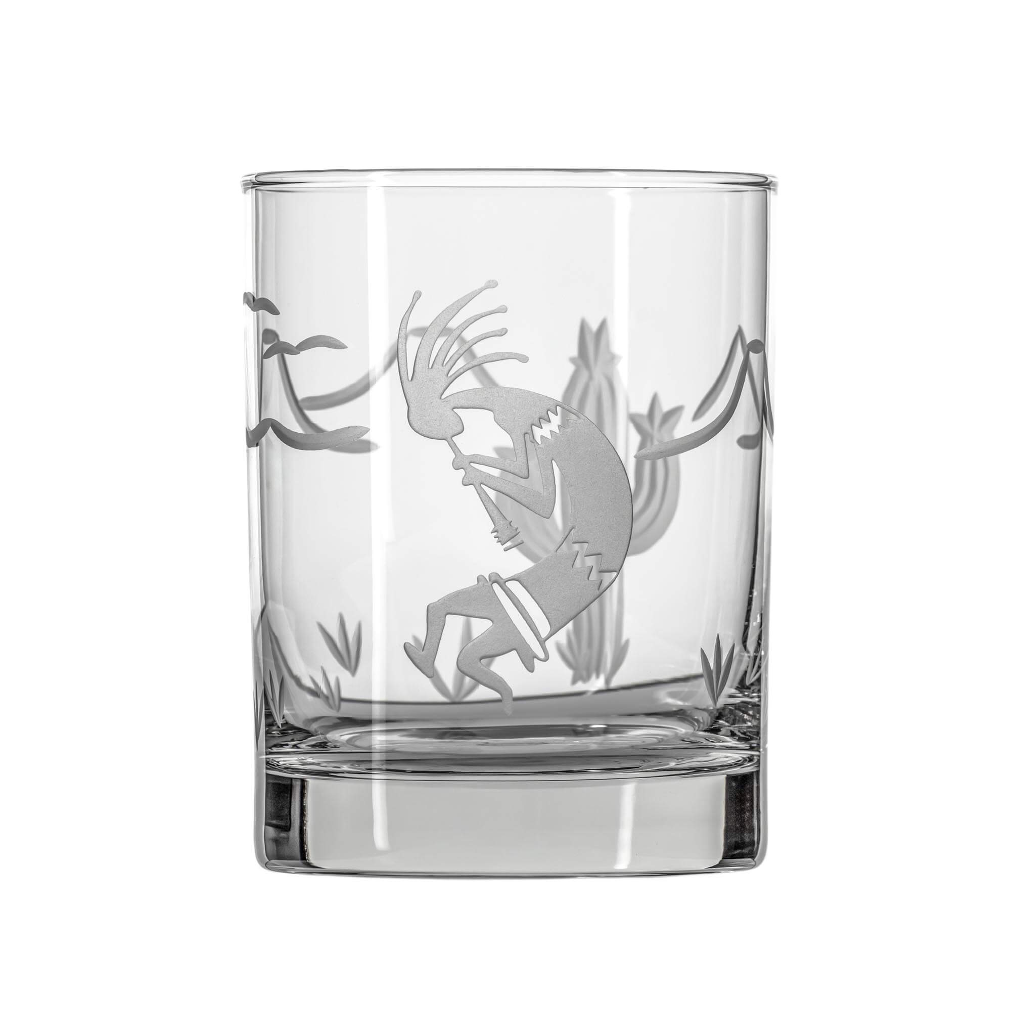 Kokopelli Desert 13oz whiskey glass by Rolf Glass