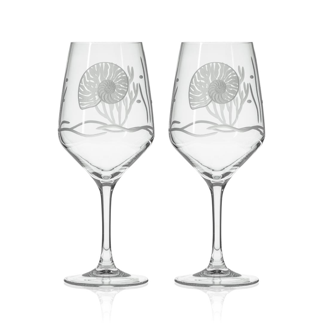 Nautilus 19.5oz All Purpose Wine Glass Set of 2 by Rolf Glass