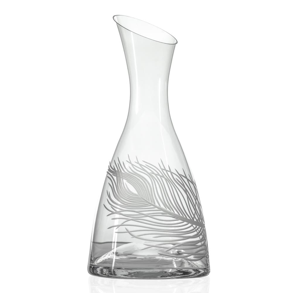 Rolf Glass Peacock 37.25oz Wine Carafe