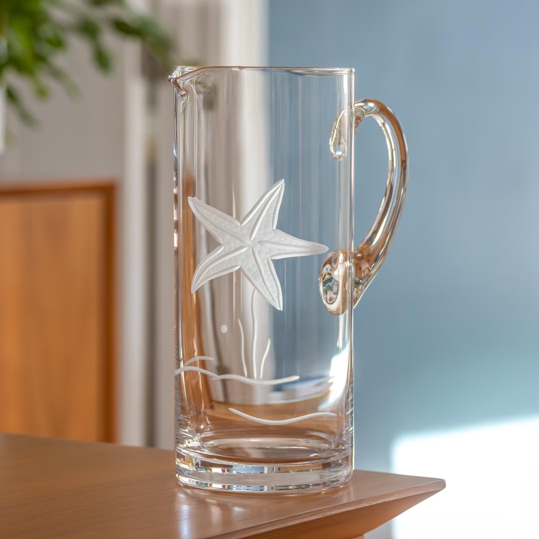 Starfish 44oz martini glass pitcher by Rolf Glass