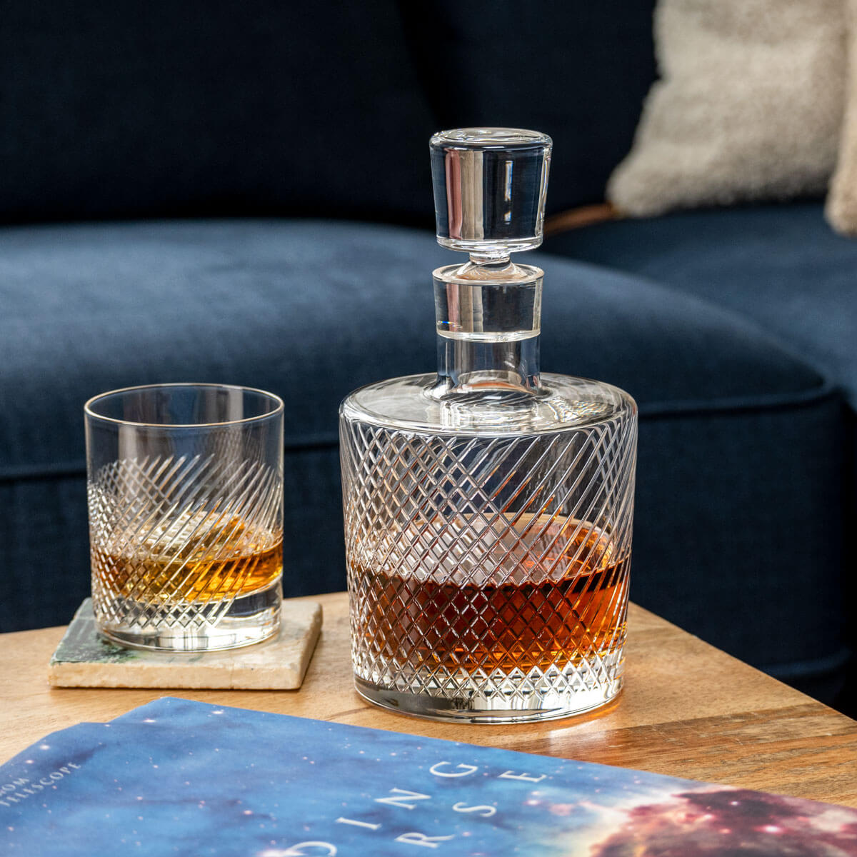 Rolf Glass Bourbon Street 25oz Whiskey Decanter