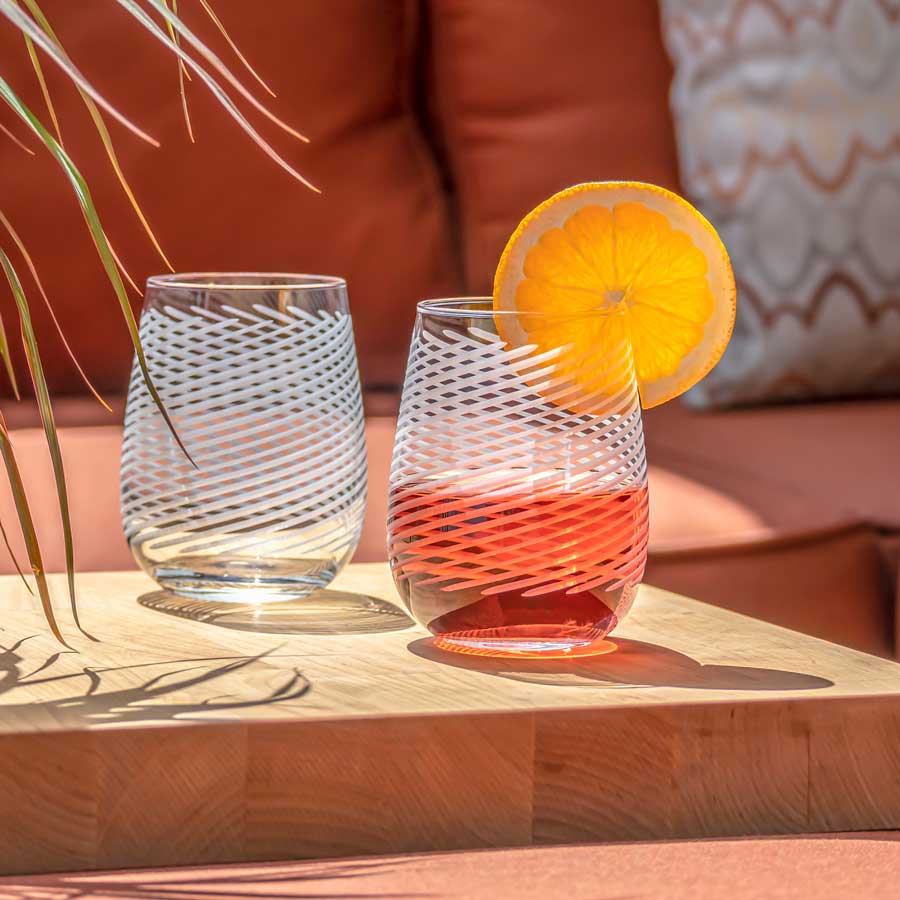 Rolf Glass Cyclone Glassware Collection
