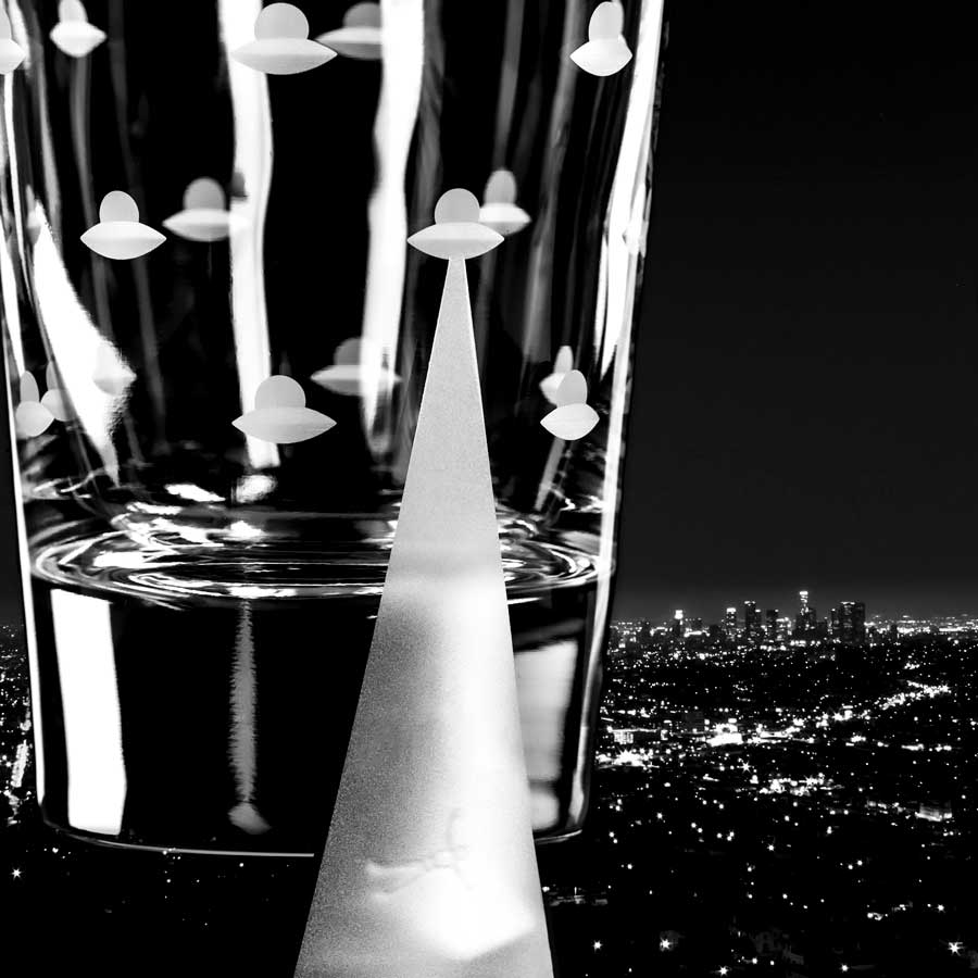 Rolf Glass Mothership UFO Glassware Collection