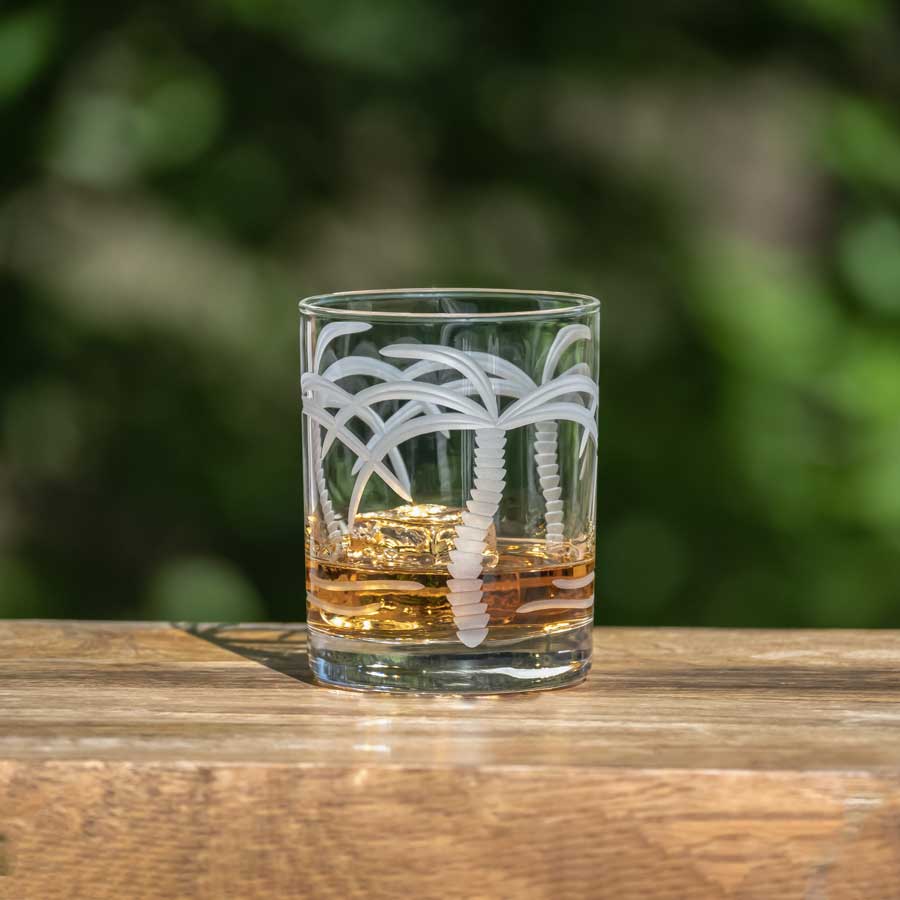 Rolf Glass Palm Tree Glassware Collection
