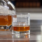 America 250 Betsy Ross Flag 10oz On The Rocks Cocktail Glass by Rolf Glass