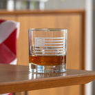 America 250 Betsy Ross Flag 10oz On The Rocks Cocktail Glass by Rolf Glass