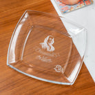 America 250 Founding Fathers 8in Glass Plate Benjamin Franklin by Rolf Glass