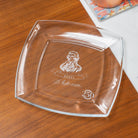 America 250 Founding Fathers 8in Glass Plate Thomas Jefferson by Rolf Glass