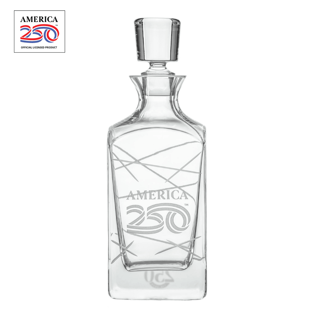 America 250th Anniversary Longitude Whiskey Decanter by Rolf Glass with OLP