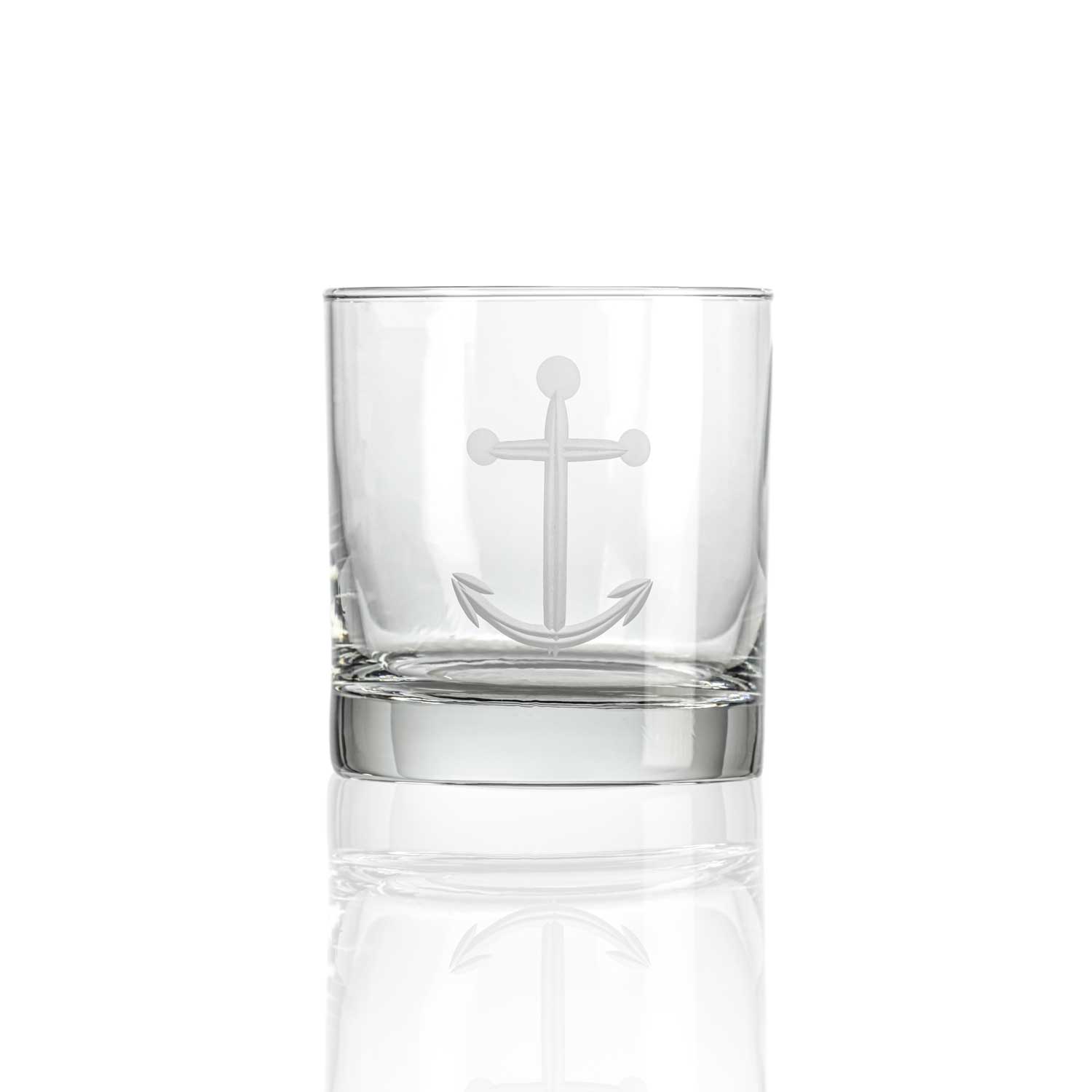 Rolf Glass Anchor On The Rocks Glass
