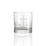 Rolf Glass Anchor On The Rocks Glass