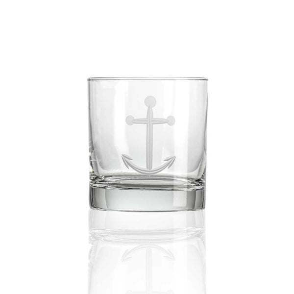 Rolf Glass Anchor On The Rocks Glass
