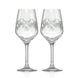 Rolf Glass Argyle 10.75oz White Wine Glass set of 2