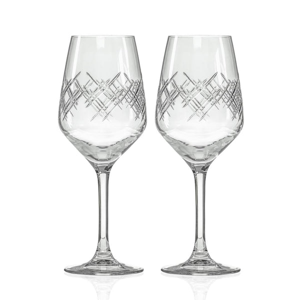 Rolf Glass Argyle 10.75oz White Wine Glass set of 2