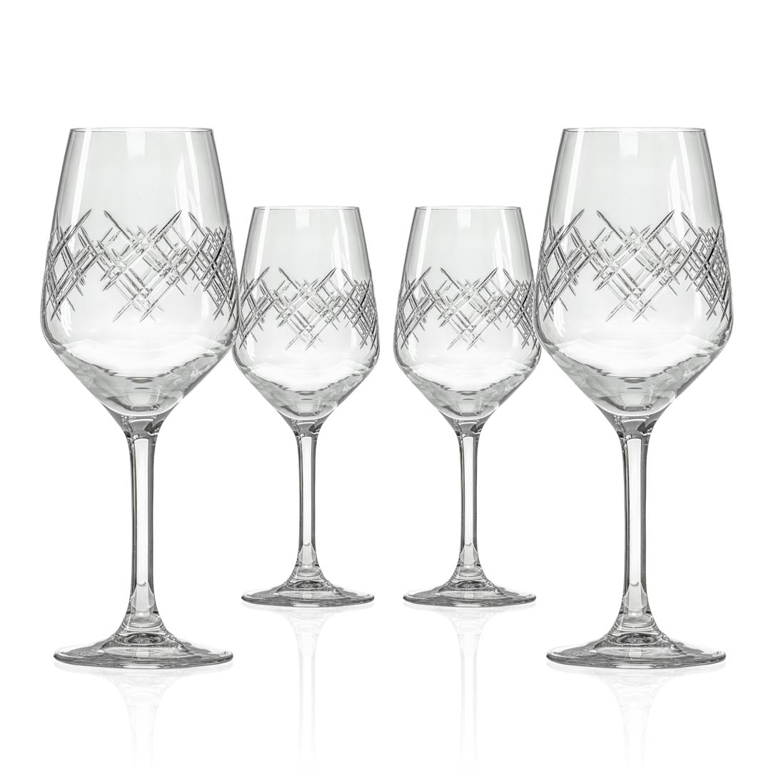 Rolf Glass Argyle 10.75oz White Wine Glass set of 4