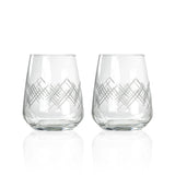 Rolf Glass Argyle 15.75oz Stemless Wine Glass