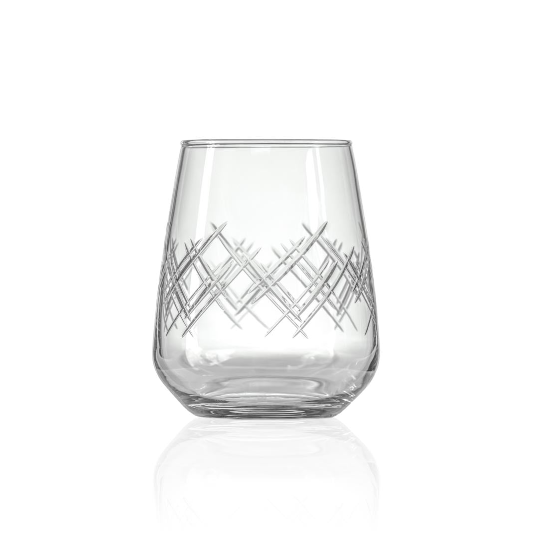 Argyle 15.75oz Stemless Wine Glass | Set of 2 - Thumbnail 2