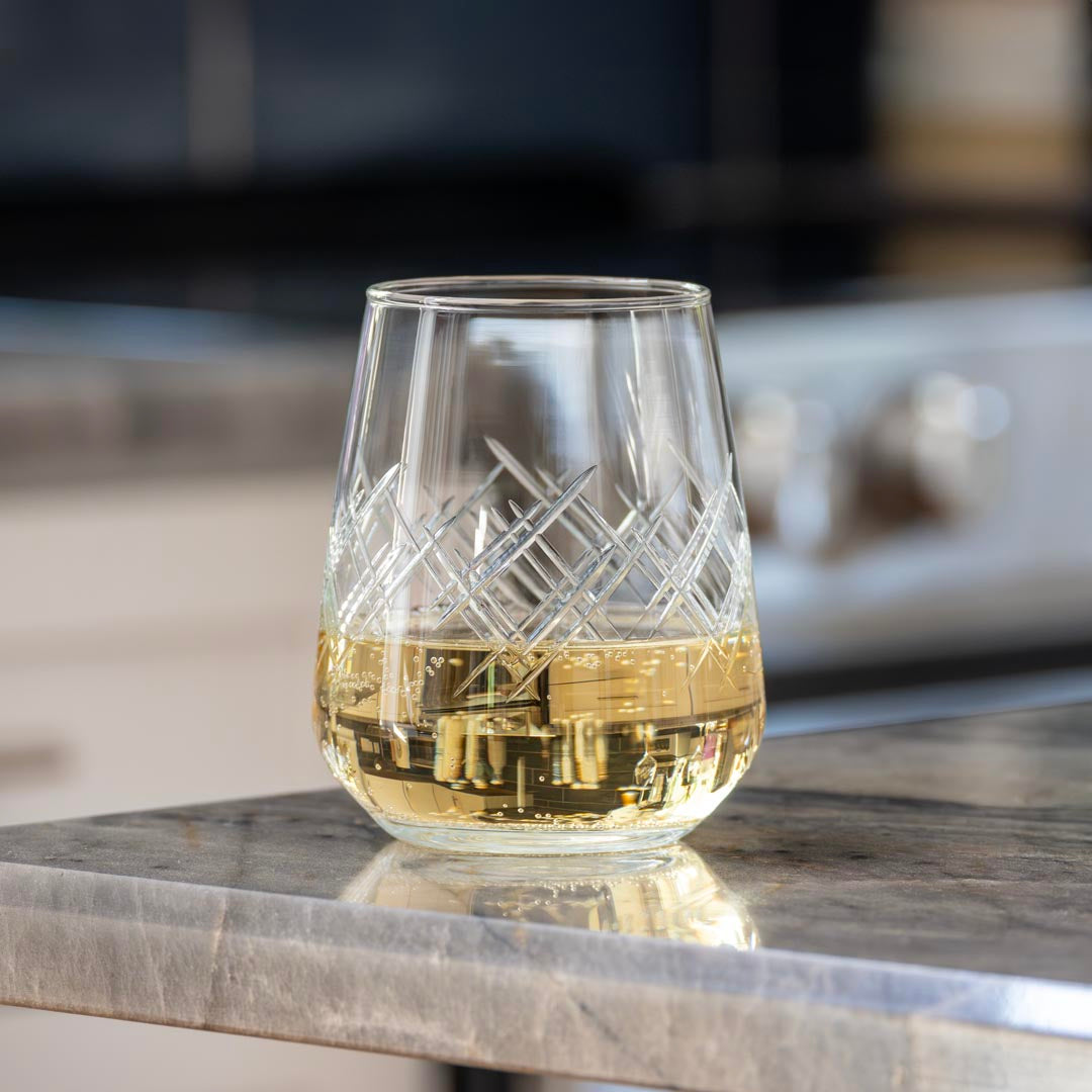 Argyle 15.75oz Stemless Wine Glass | Set of 2 - Thumbnail 5