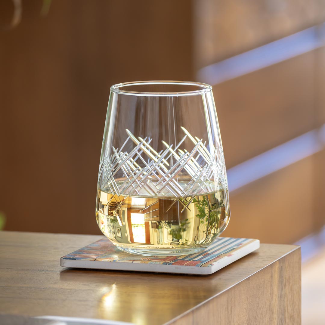 Argyle 15.75oz Stemless Wine Glass | Set of 2 - Thumbnail 4