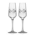 Rolf Glass Argyle 5.57oz Champagne Flute set of 2