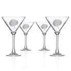 Rolf Glass Aspen Leaf 10oz Martini Cocktail Glass