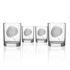 Rolf Glass Aspen Leaf 13oz Double Old Fashioned Whiskey Cocktail Glass