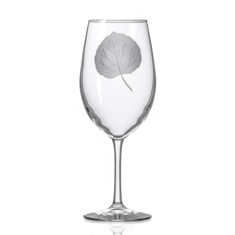 Rolf Glass Aspen Leaf 18oz All Purpose Wine Glass