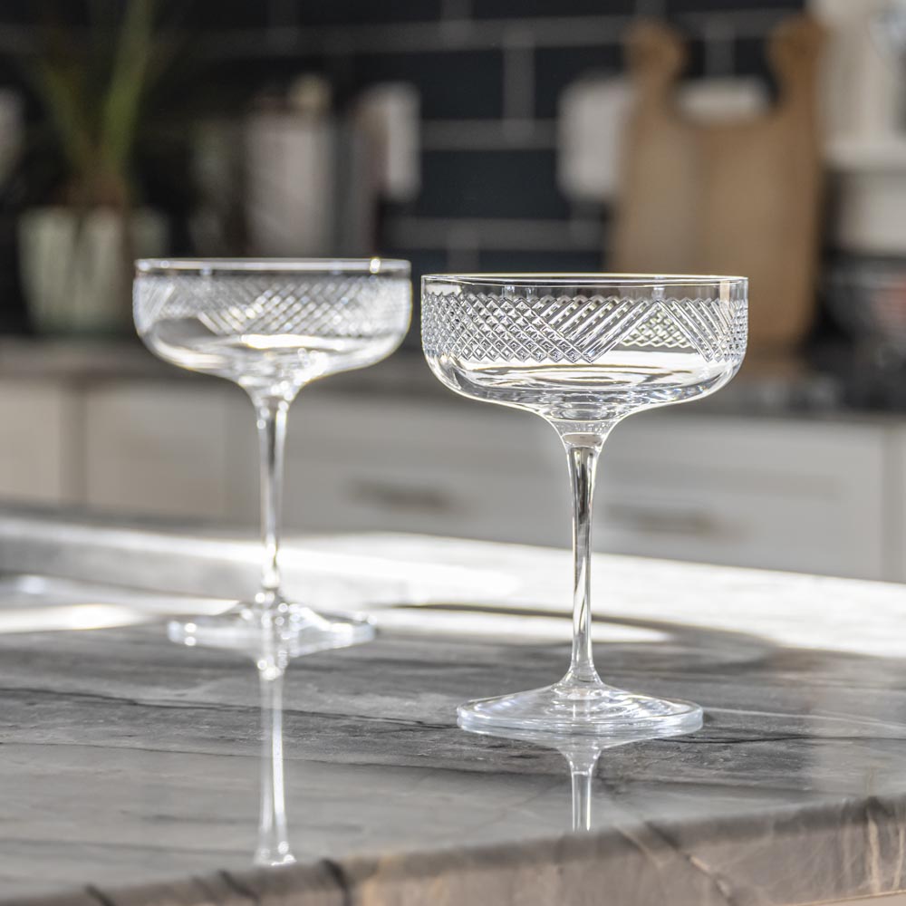 Rolf Glass Bourbon Street 10.25oz Champagne Coupe Glass