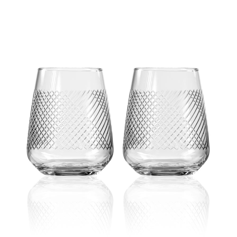 Bourbon Street 15.75oz Stemless Wine Tumbler | Set of 2