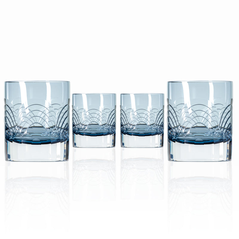 Cascades Blue 7oz On the Rocks Whiskey Glass | 12 Pack