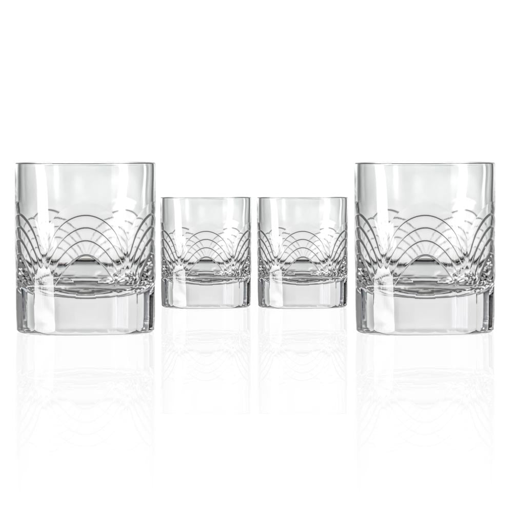 Rolf Glass Cascades Clear 7oz On the Rocks Whiskey Glass