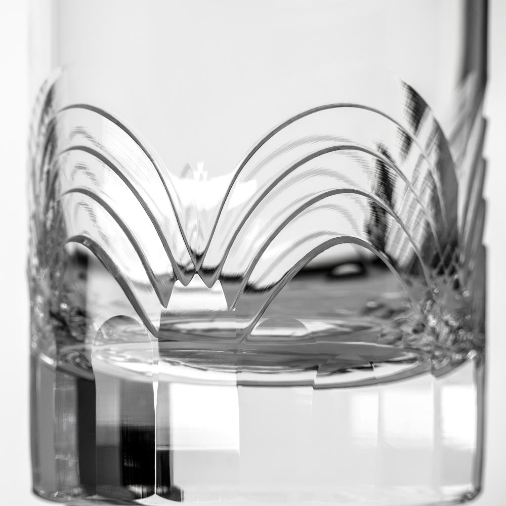 Rolf Glass Cascades Clear 7oz On the Rocks Whiskey Glass