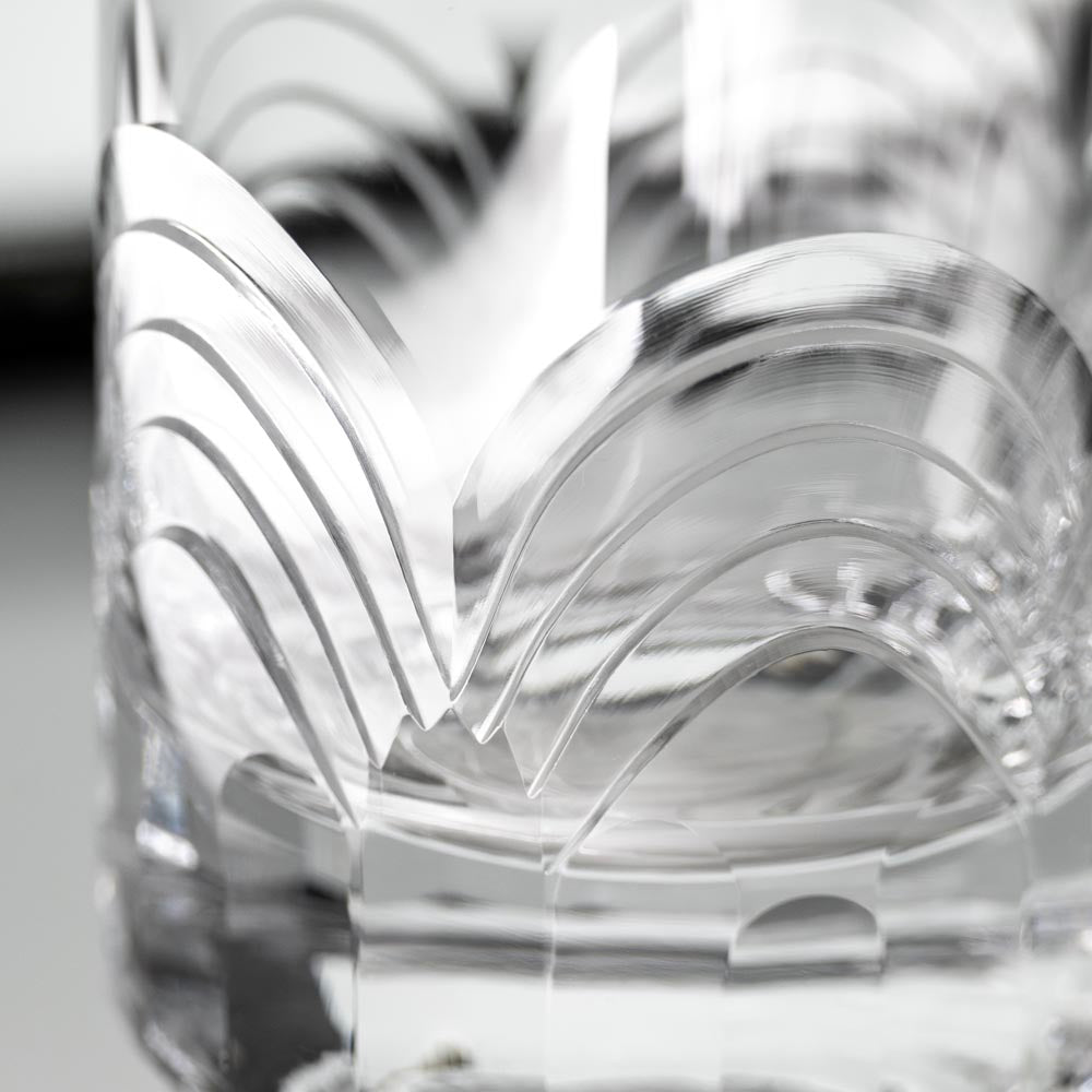 Rolf Glass Cascades Clear 7oz On the Rocks Whiskey Glass