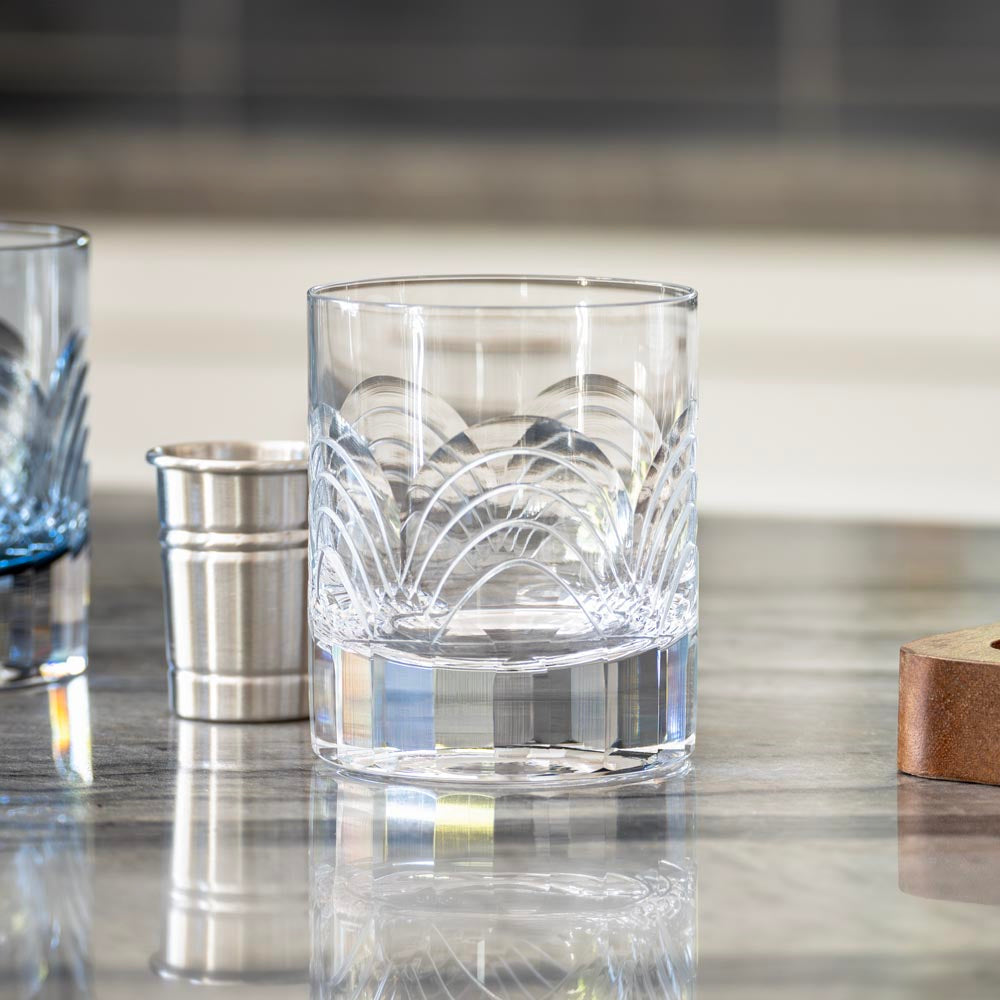 Rolf Glass Cascades Clear 7oz On the Rocks Whiskey Glass