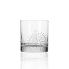 Rolf Glass Compass Star 10oz On The Rocks Whiskey Glass