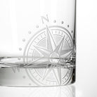 Rolf Glass Compass Star 10oz On The Rocks Whiskey Glass
