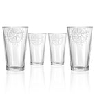 Rolf Glass Compass Star 16oz Pint Beer Glass