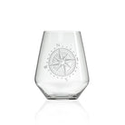 Rolf Glass Compass Star 18oz Stemless Wine Glass