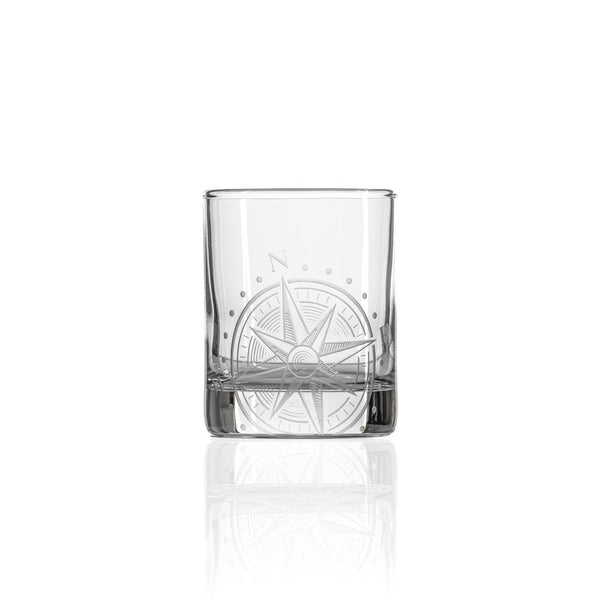 Rolf Glass Compass Star 2.5" Candle Votive