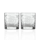 Rolf Glass Compass Star Longitude 11oz On the Rocks Whiskey Glass