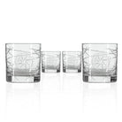 Rolf Glass Compass Star Longitude 11oz On the Rocks Whiskey Glass