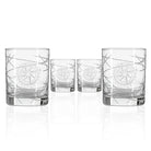 Rolf Glass Compass Star Longitude 13oz Double Old Fashioned Whiskey Glass